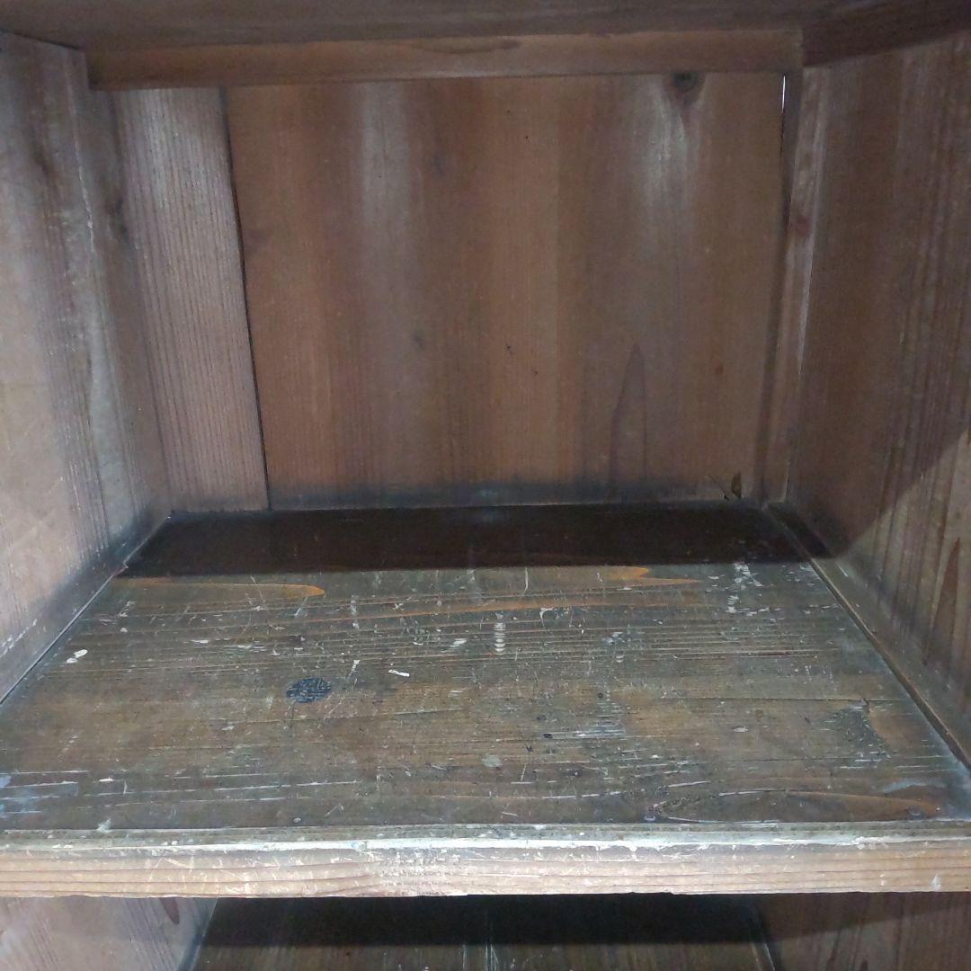 昭和レトロ　戸棚　縦45cm横106cm高さ75cm