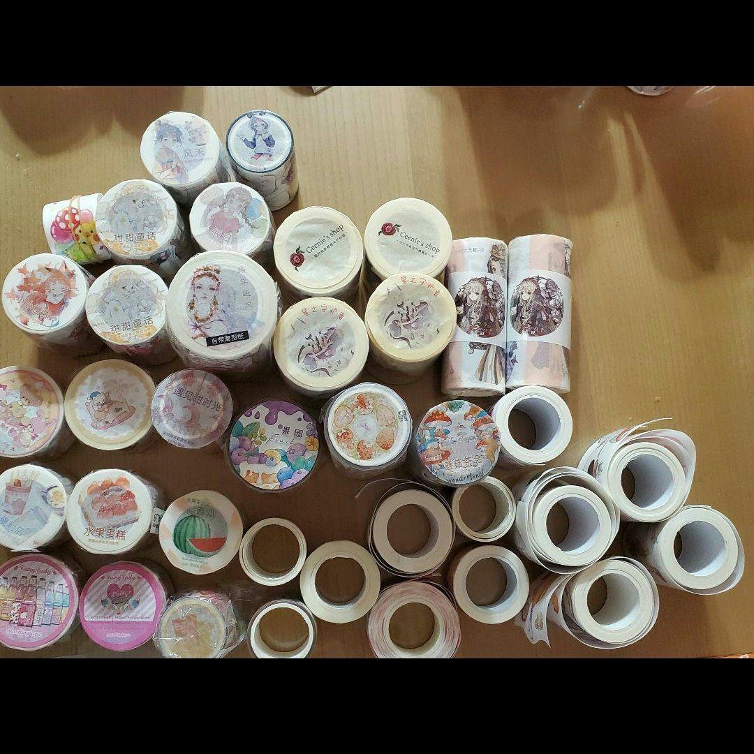 海外マステ　人物　食べ物　未使用　中古　38点