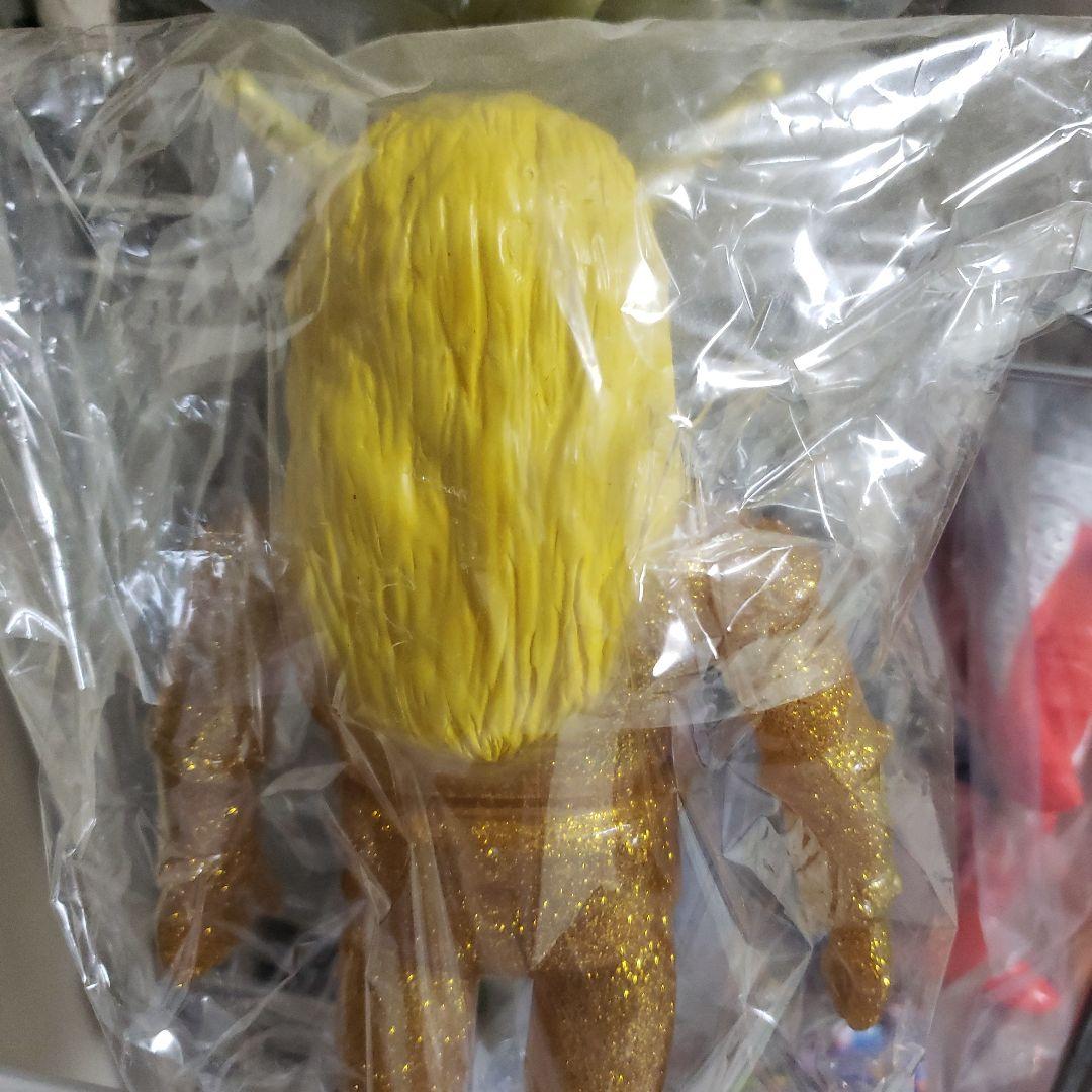 マーミッド　ソフビ　マグマ大使　ゴールド グリッター フィギュア