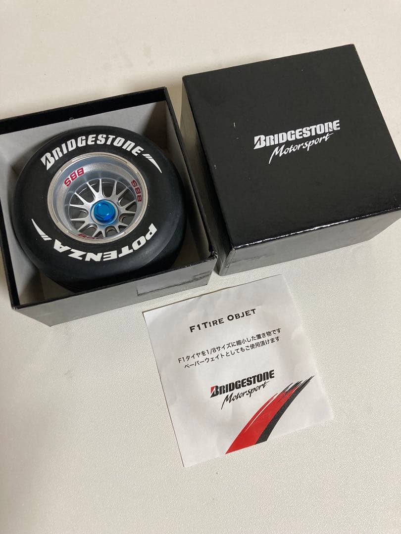 BRIDGESTONE POTENZA BBS タイヤオブジェ