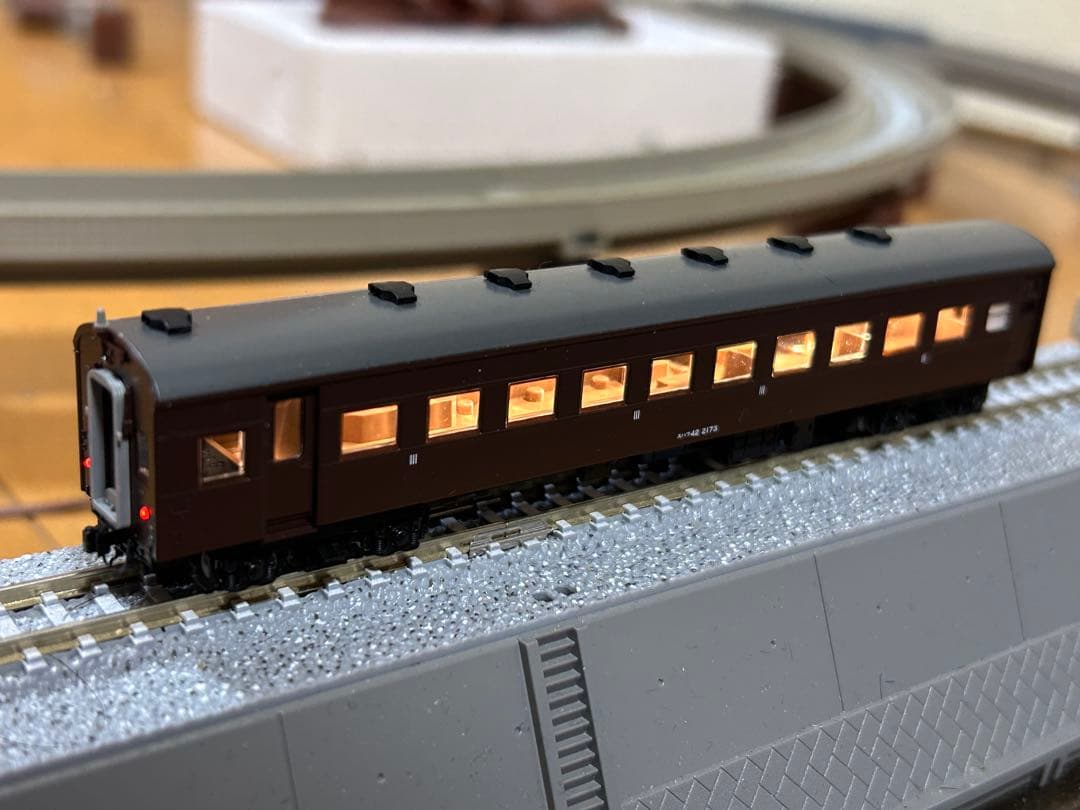 TOMIX ぐんま車両センター旧型客車7両セット 室内灯付き