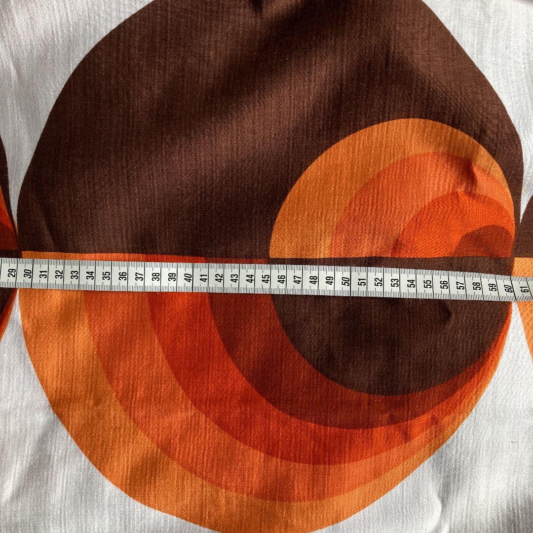 ヴィンテージ　ミッドセンチュリー　生地　大きめ