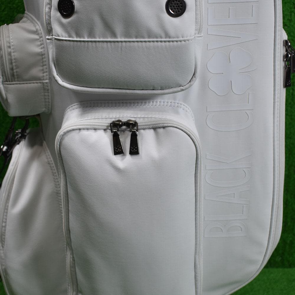 BLACK CLOVER/ブラッククローバー キャディバッグ9型【ホワイト】新品