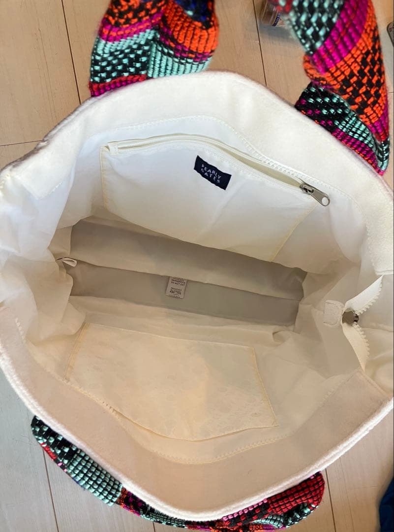 PEARLY GATESパーリーゲイツ＊フリンジハンドル ロッカーバッグ 大容量