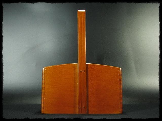 春慶 格子飾 煙草盆 組子 細工 竹 莨盆 茶道具 露地道具 f328