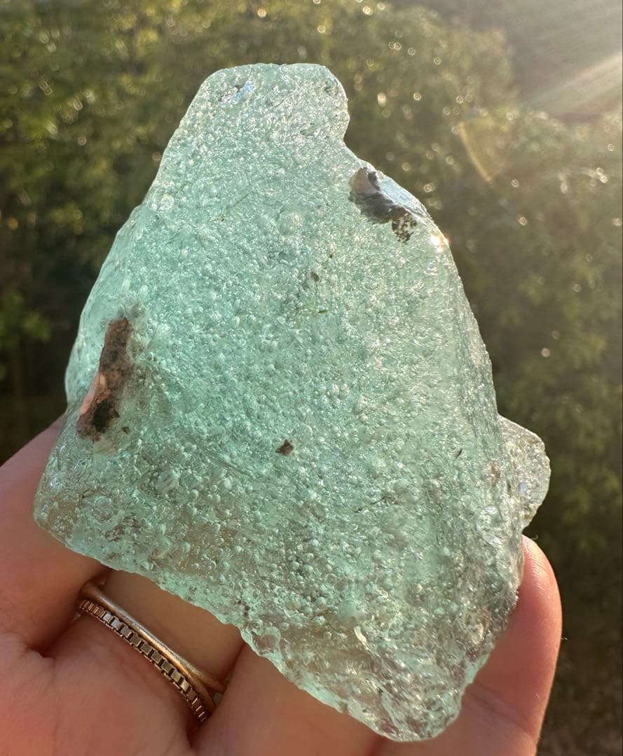 ラ*ー様 シエラネバダ産 アンダラクリスタル原石　シーフォーム　高次元