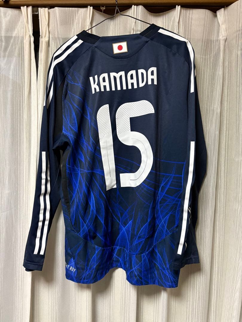 日本代表 ホーム オーセンティック長袖　鎌田15 あさん購入分
