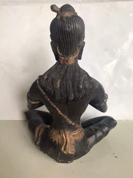 仏像，古董，珍藏，古銅製撒金，鎮宅，辟邪，古美術品，高2⃣️9⃣️cm，重3⃣️5⃣️0⃣️0⃣️克