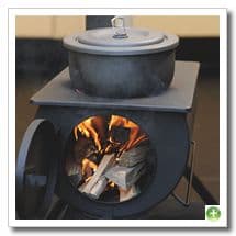 【新品未使用品】北欧高級アウトドアブランド ローベンス 薪ストーブvolcano