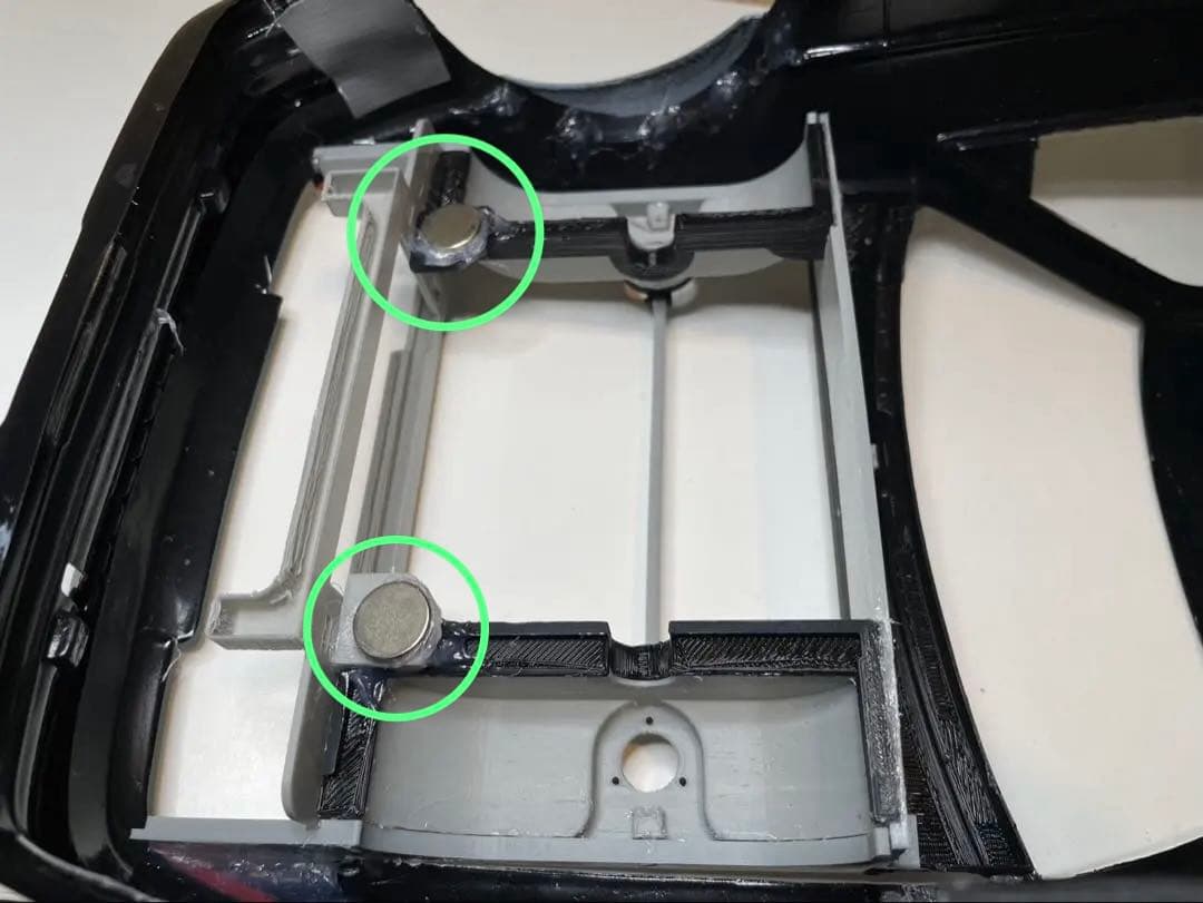 AE86 エンジンルーム　取付方法