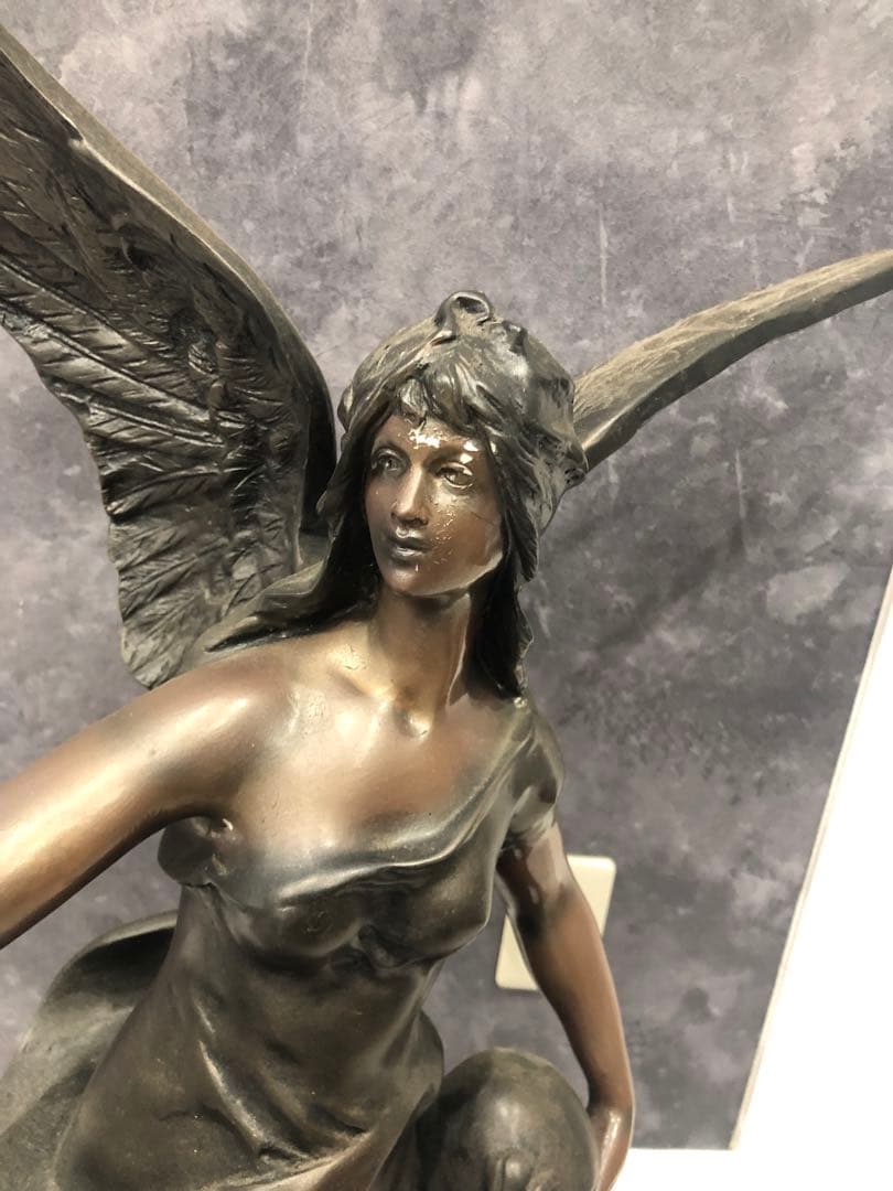 ブロンズ像　木彫　マルスの女神　最終価額