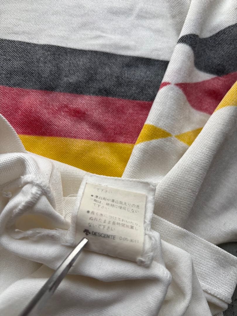 西ドイツ代表　アディダス　ユニフォーム　1990年　イタリアW杯　デサント製