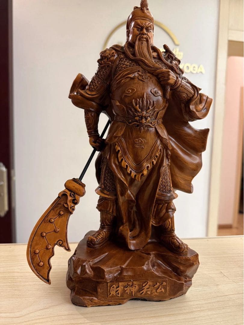 關公武将像 高約48cm