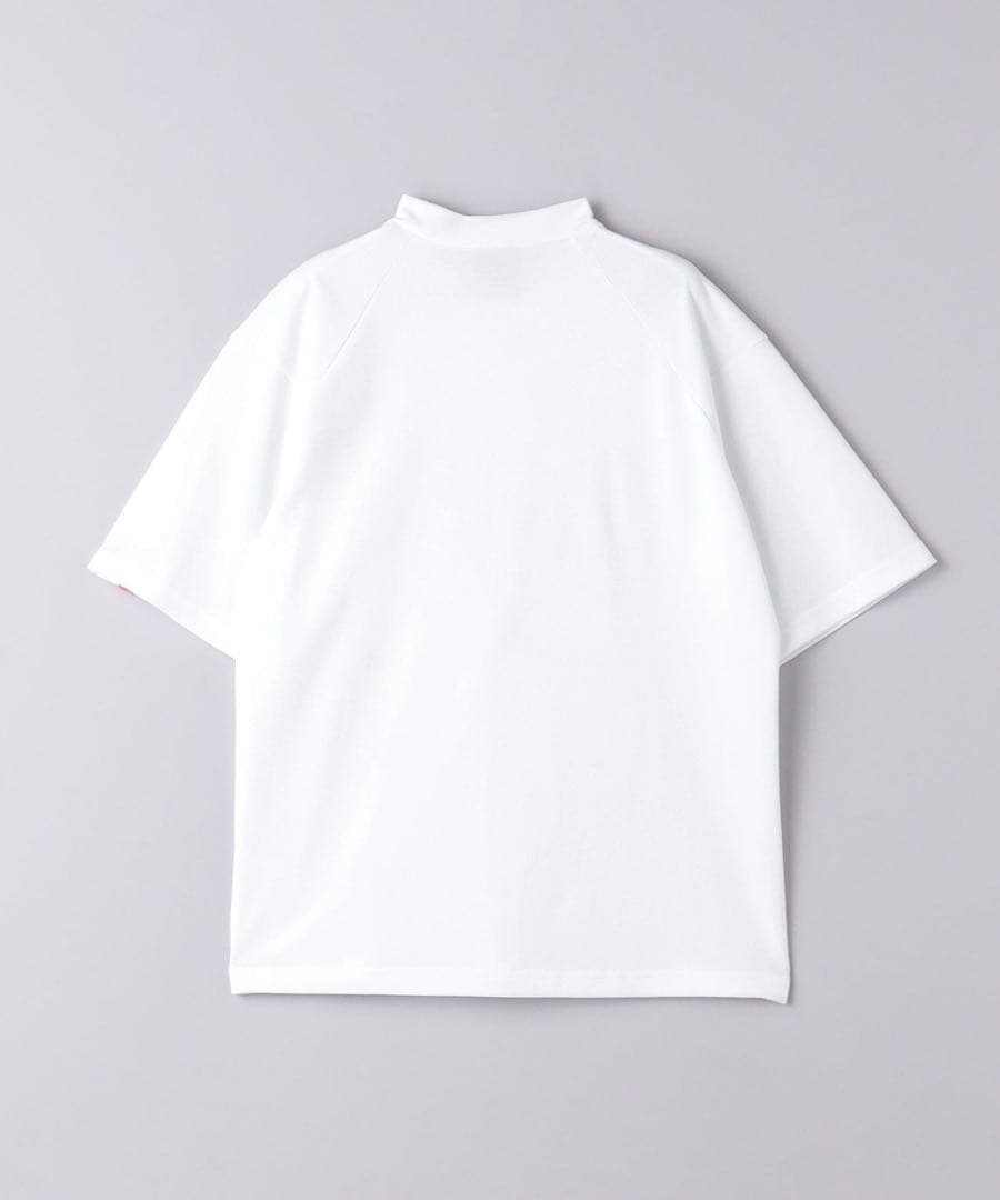 新品★ワイド ハイネック ポロ (XL) 吸水速乾 UV モックネック　ゴルフ