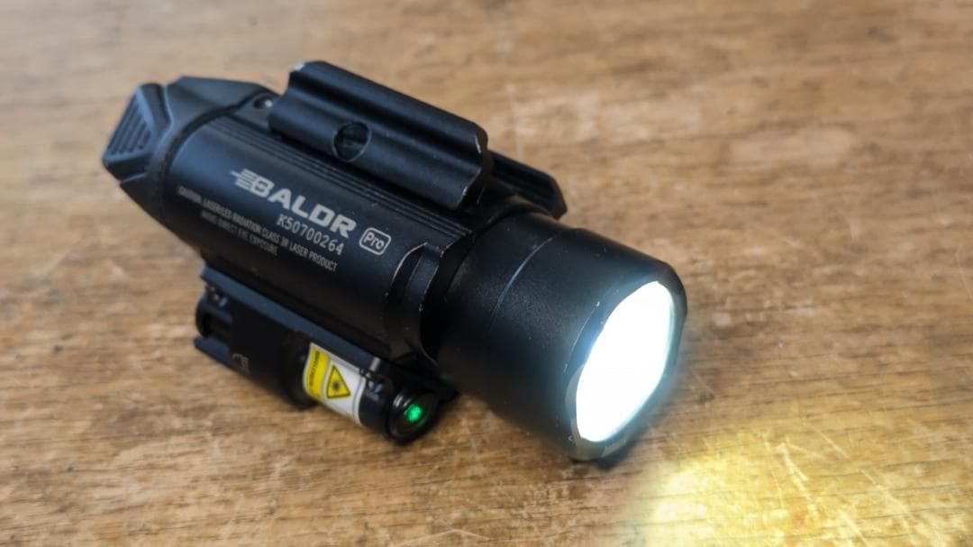 OLIGHT BALDR RL LED＋グリーンレーザー タクティカルライト