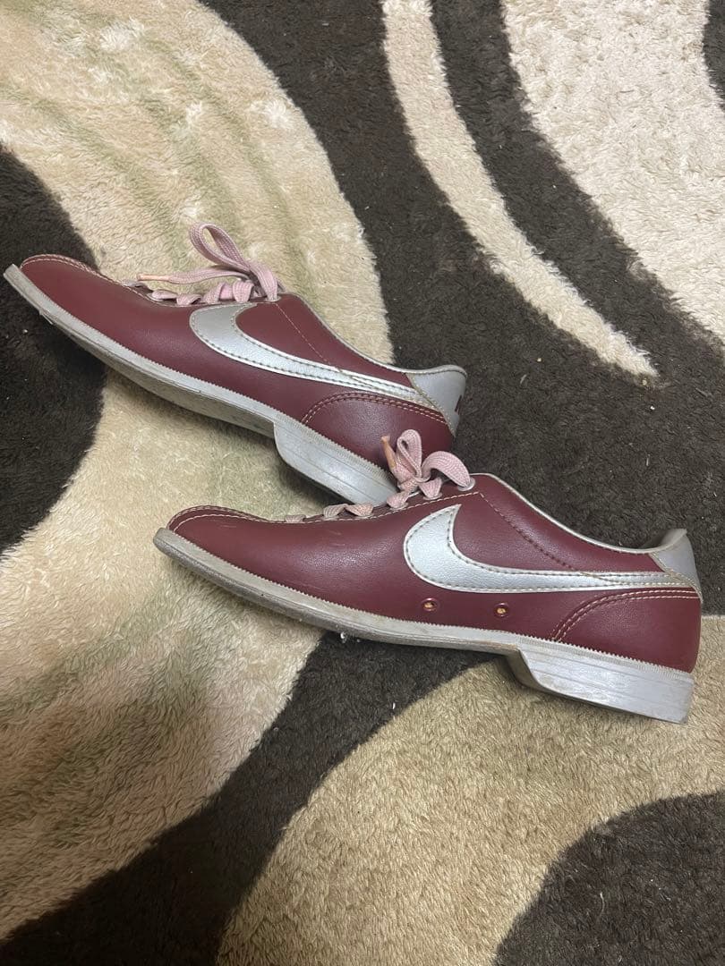 Nike ナイキ　ボーリングシューズ　バーガンディ 7 84年製
