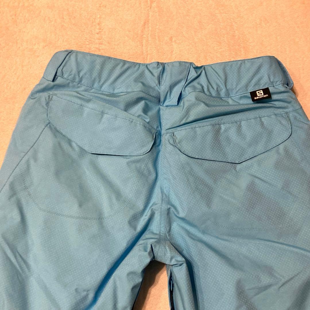 新品未使用 SALOMON レディース スノボ スキーパンツ スノーボード 水色