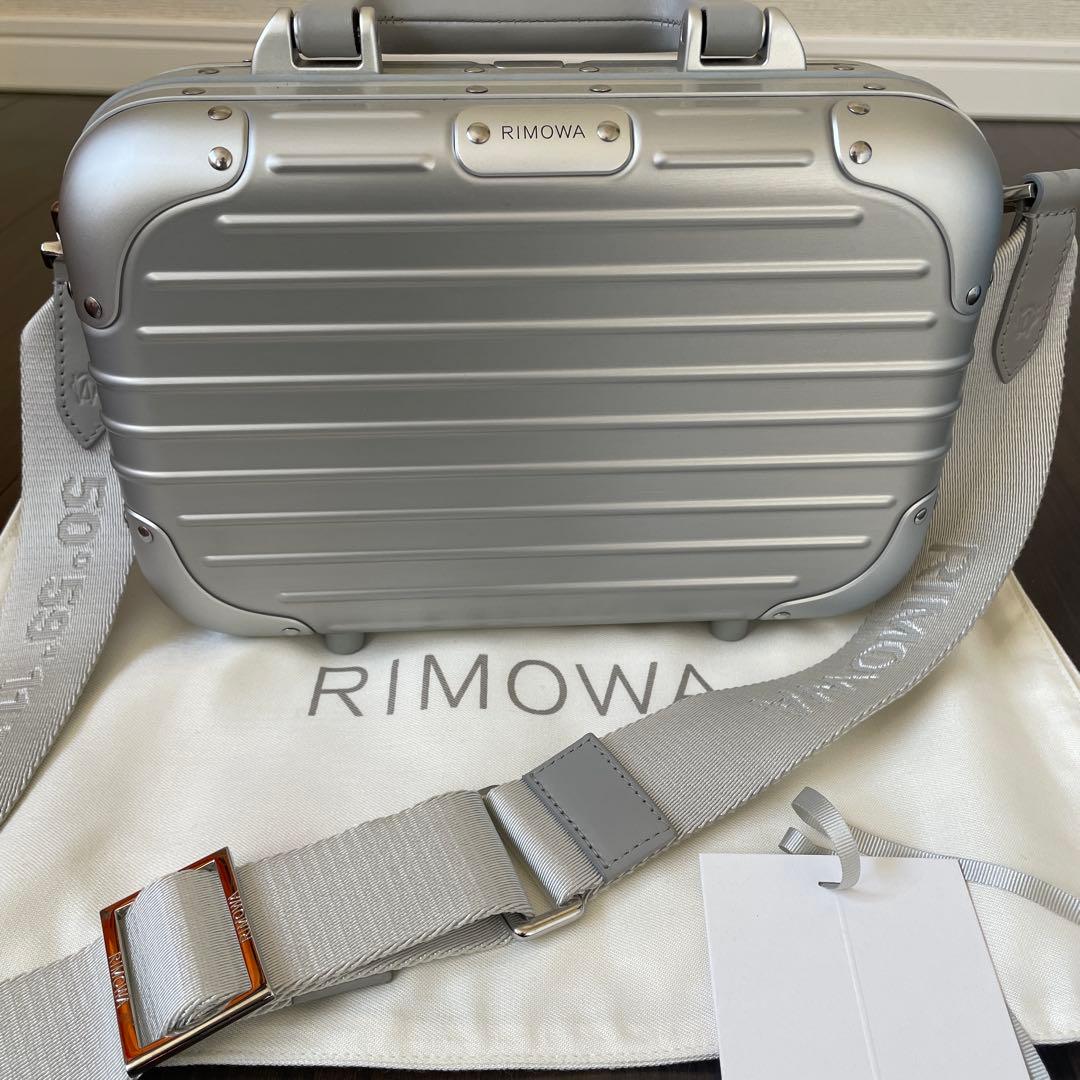 【極美品】RIMOWA ORIGINAL クロスボディ19 シルバー非売品セット