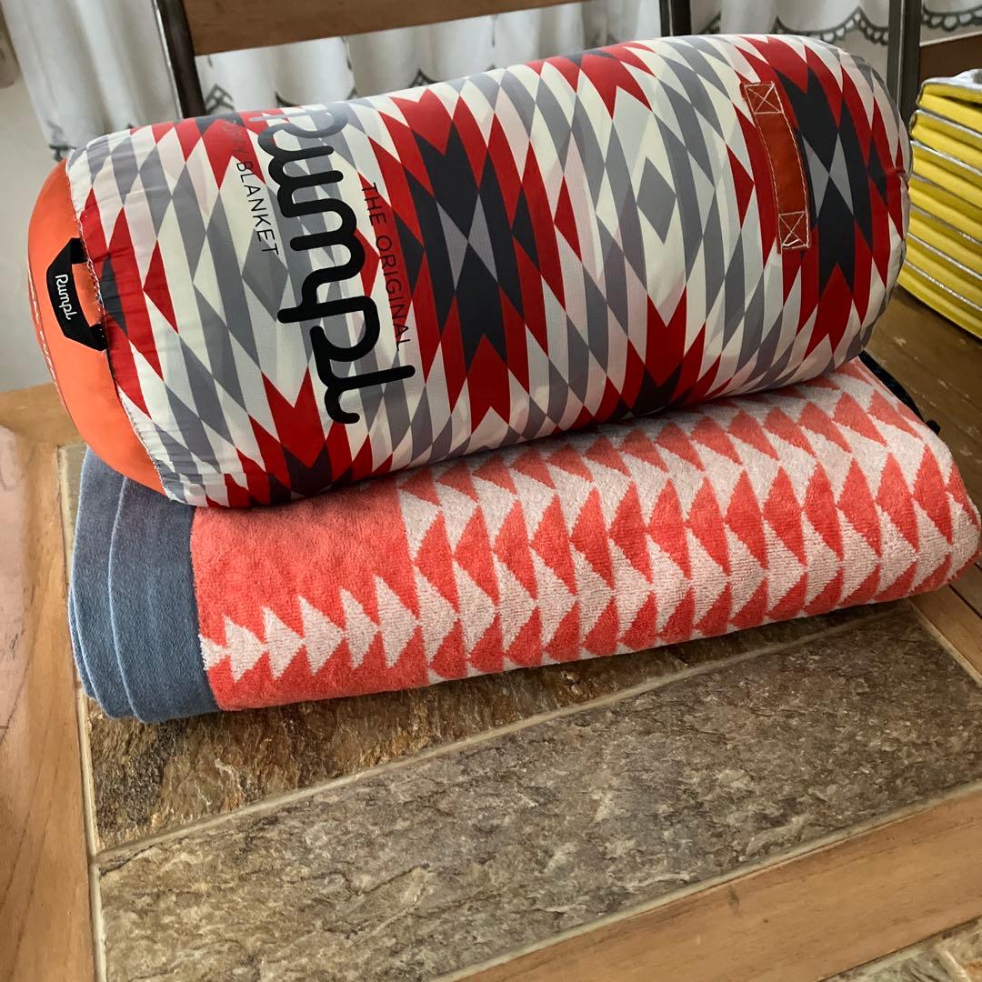 Pendleton コットン100%ブランケット オレンジ99×167cm