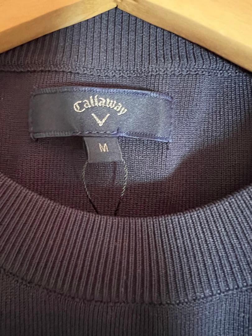 新品未使用　キャロウェイ callaway 長袖　シャツ　ネイビー　M