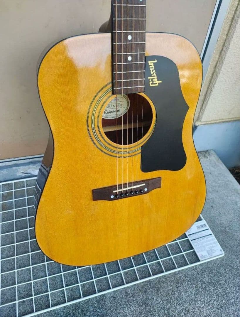 美品 Epiphone DR-100 NA コンタクトピックアップ２個搭載
