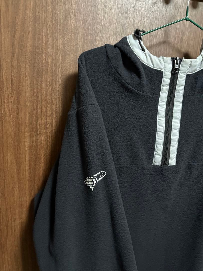 ビームスゴルフ POLARTEC フリースパーカー　ブラック