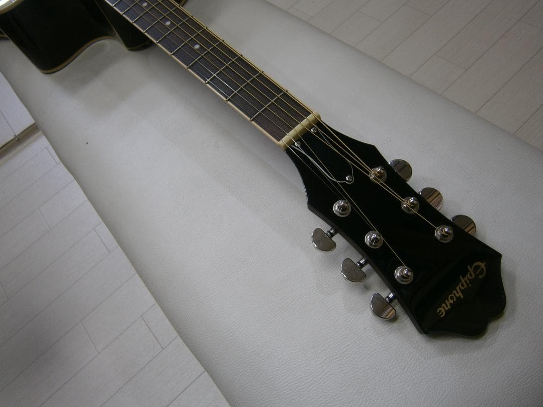 期間限定特価・エピフォン＜AJ-220SCE＞トップ単板・エレアコ