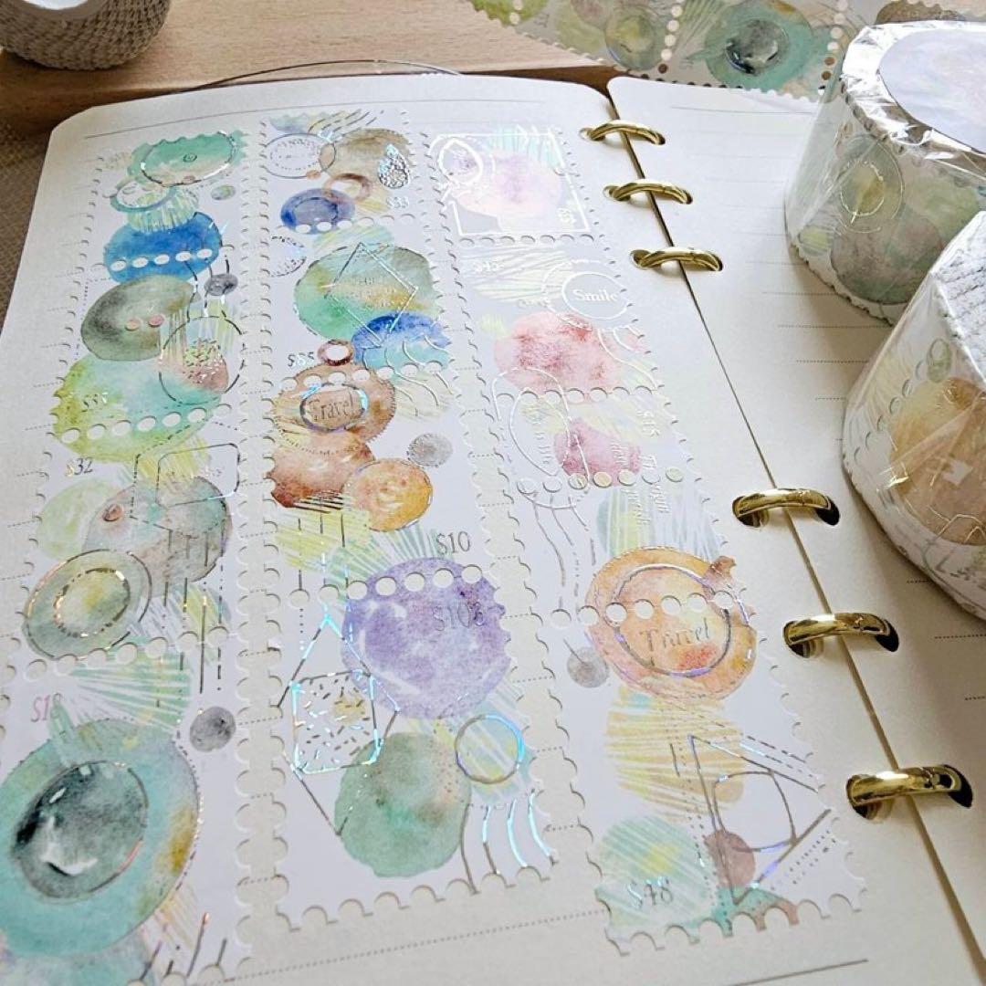 ⭐️SALE⭐️仙女丸《泡在郵票裡》海外マスキングテープ　マステ 【1991】