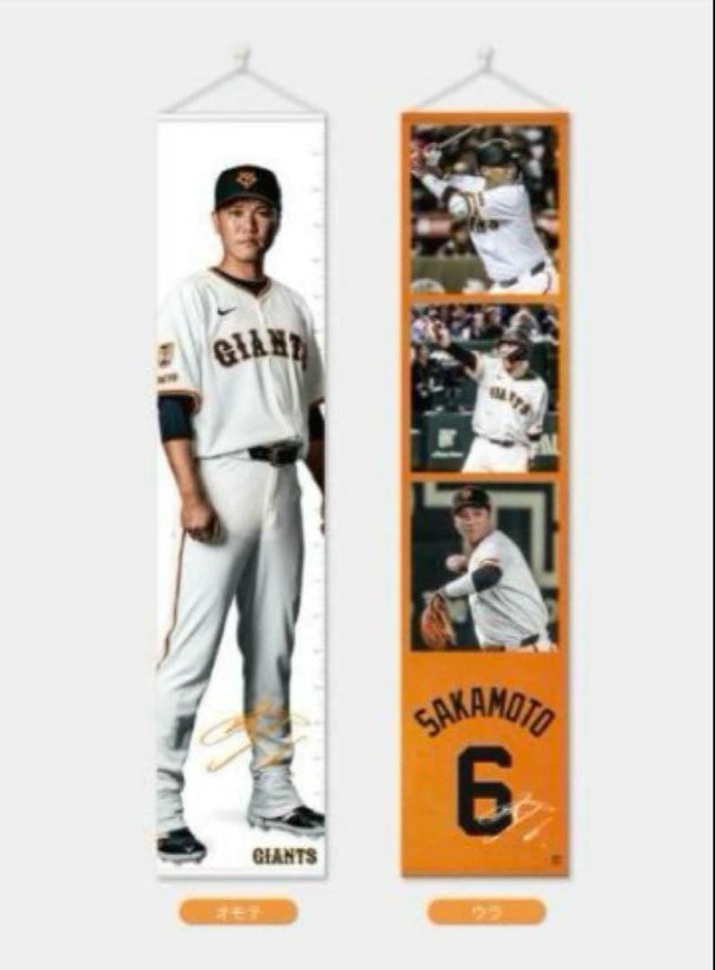 ジャイアンツ　坂本勇人選手　等身大サイズタペストリー