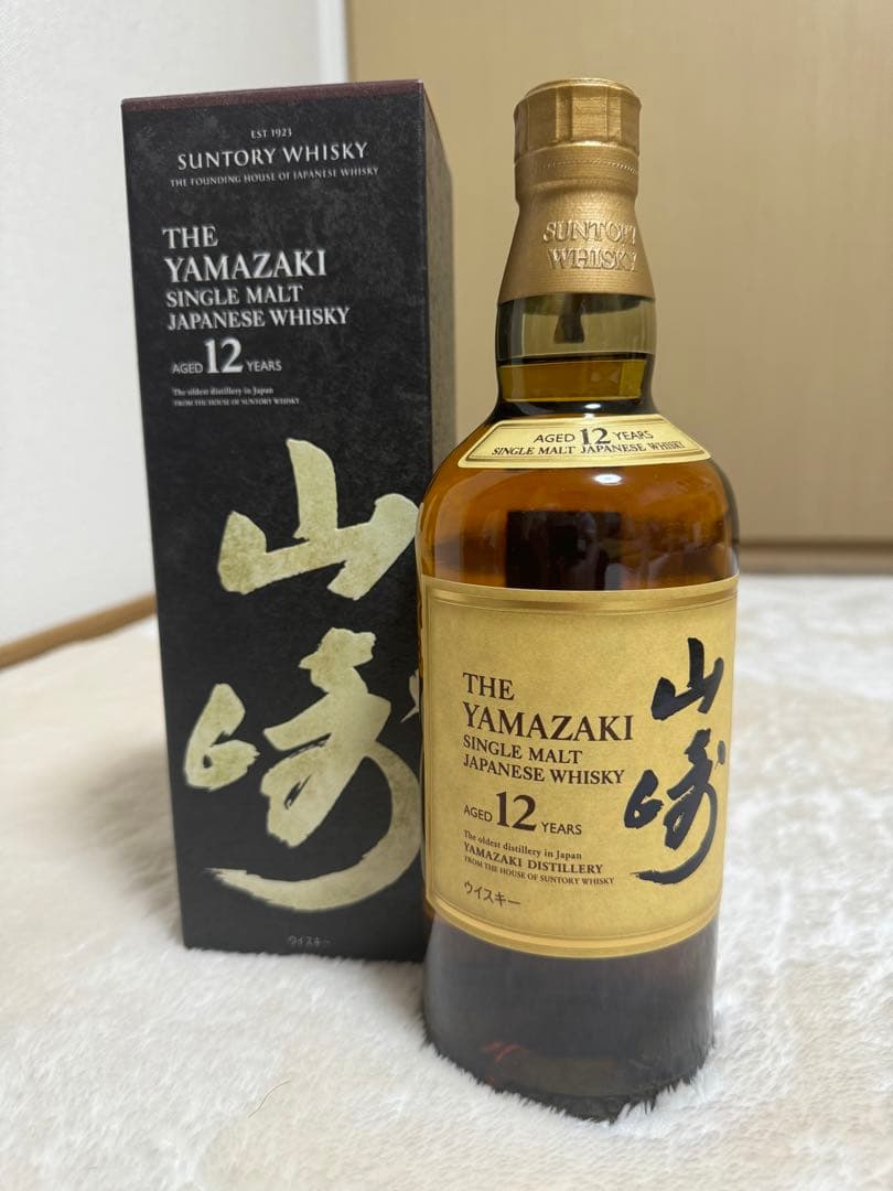 サントリー シングルモルト ウイスキー 山崎 12年 700ml(箱付)