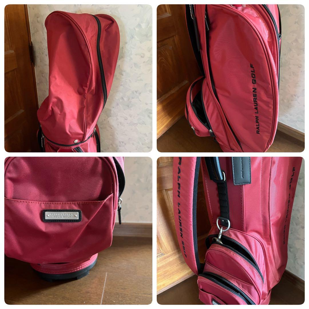 ラルフローレン　ゴルフバッグ　赤