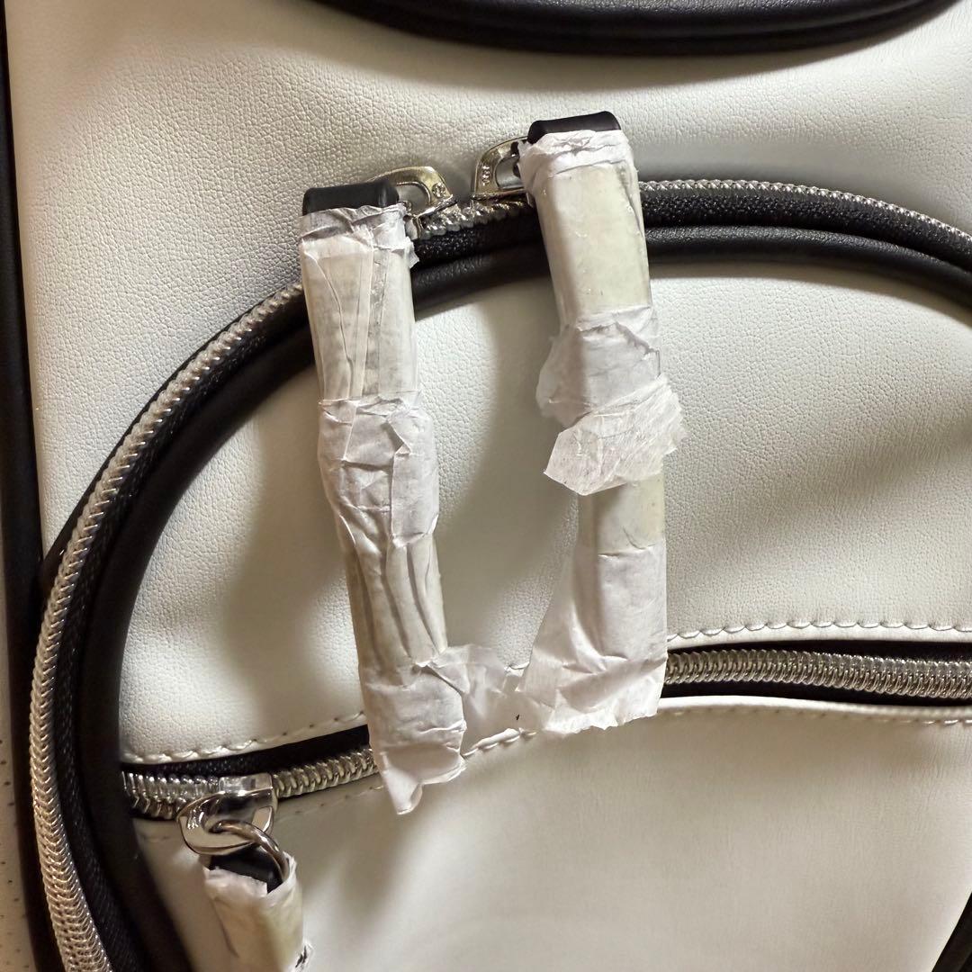 MARK & LONA ゴルフバッグ ホワイト　キャディ