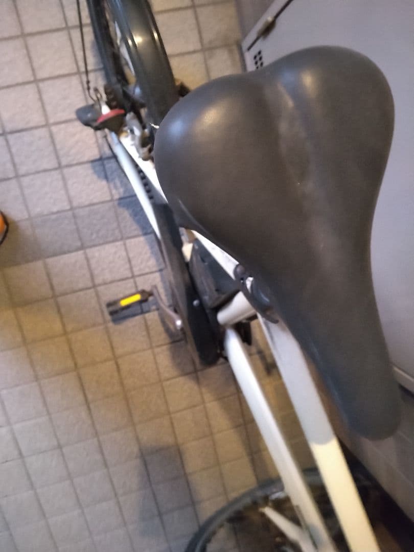 【ジャンク品】パナソニック製　ホワイト 電動アシスト自転車 スポーツタイプ