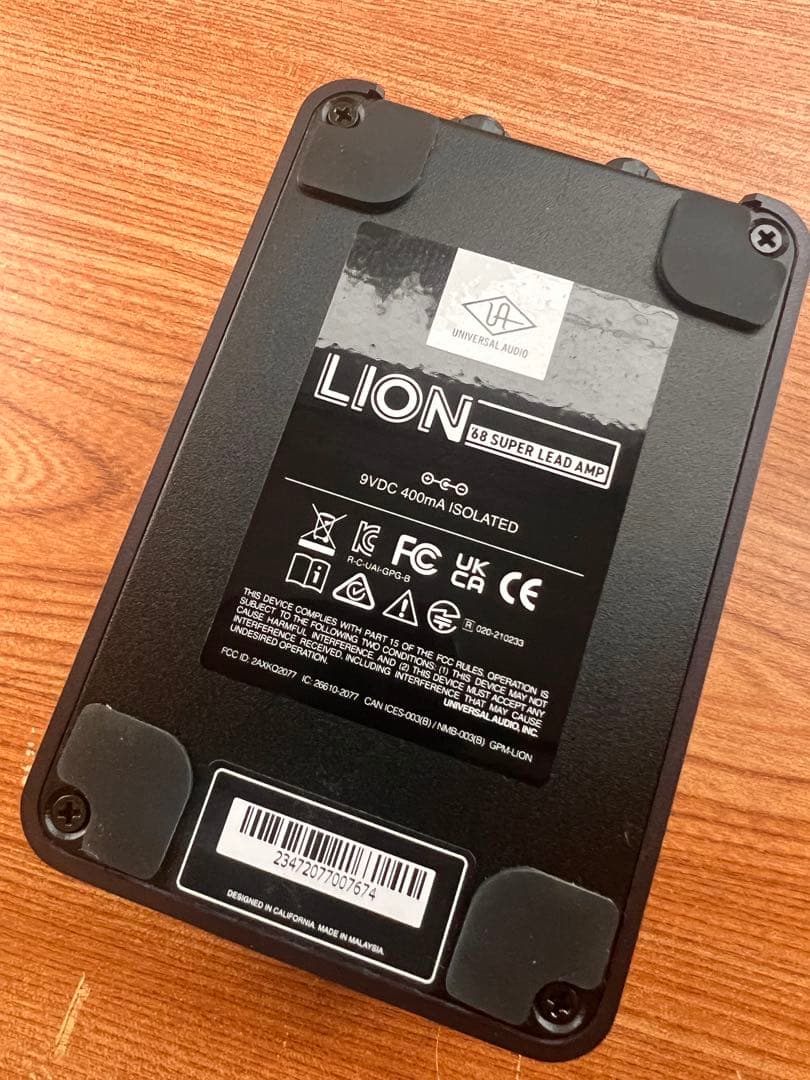 ★最終値下げ★UAFX LION ’68 電源ケーブルおまけ付き★即日発送