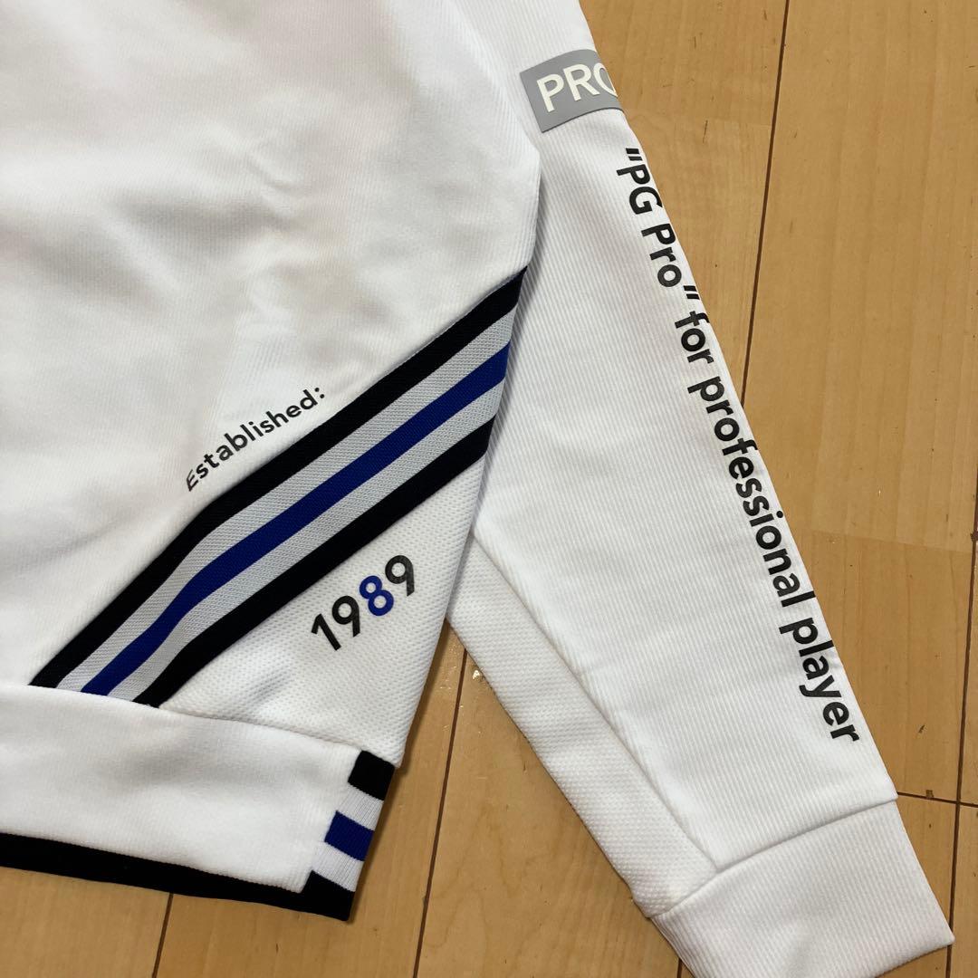 PEARLY GATES パーリーゲイツ　長袖　カットソー　トレーナー　白　0