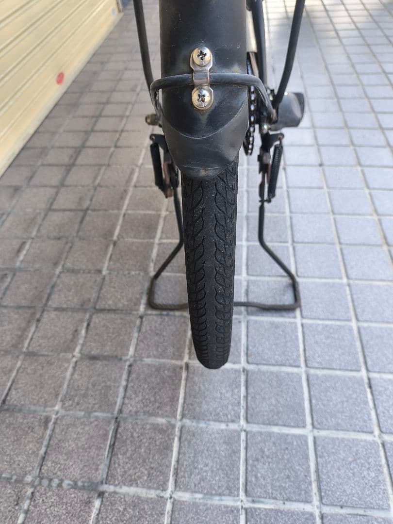 Panasonic 電動アシスト自転車 黒 後カゴ付き