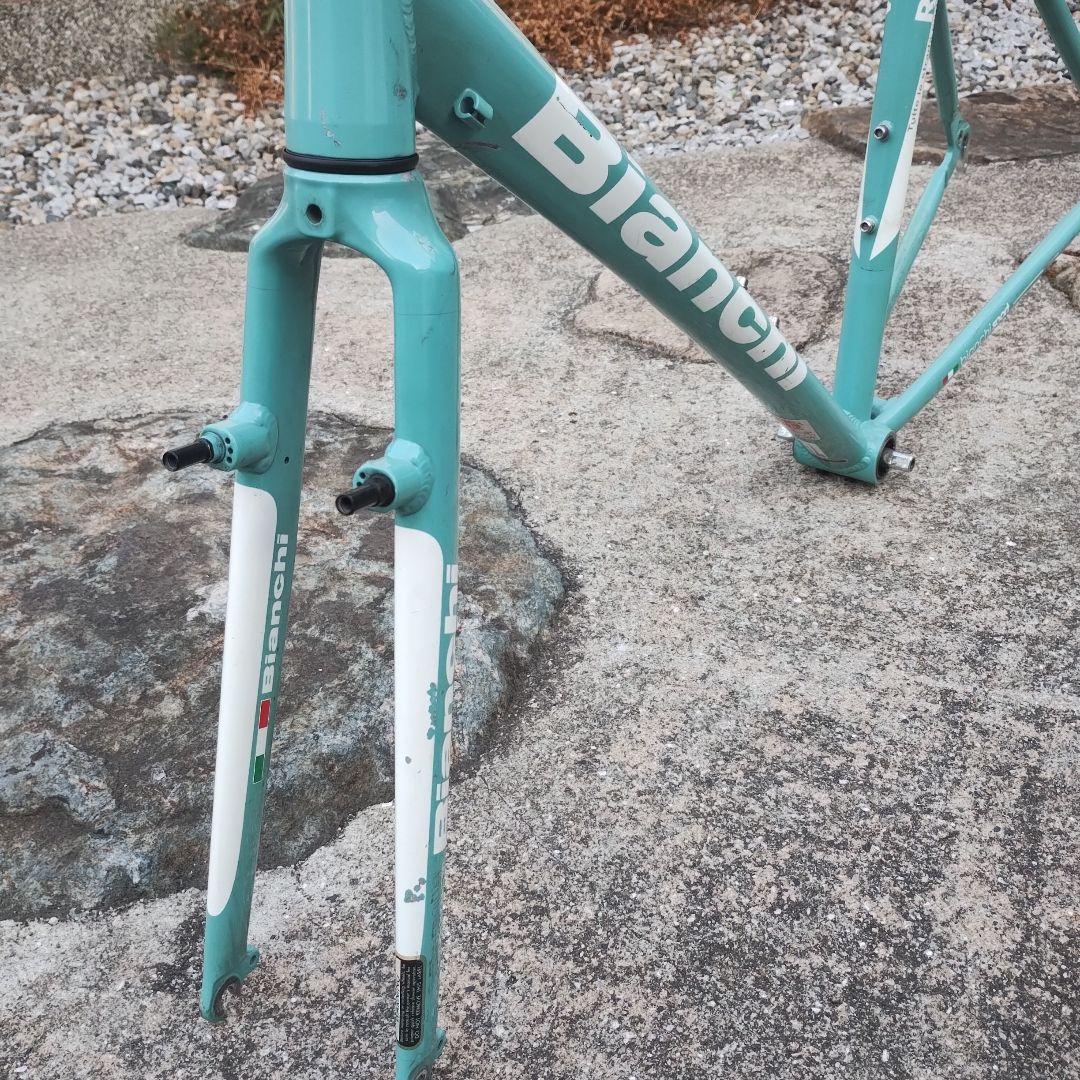 Bianchi ROMA II フレーム チェレステ ビアンキ カスタムベース
