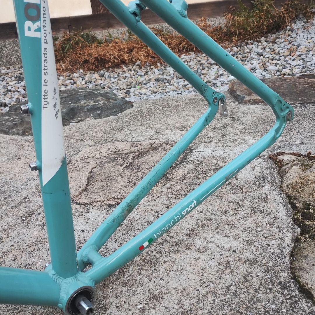Bianchi ROMA II フレーム チェレステ ビアンキ カスタムベース