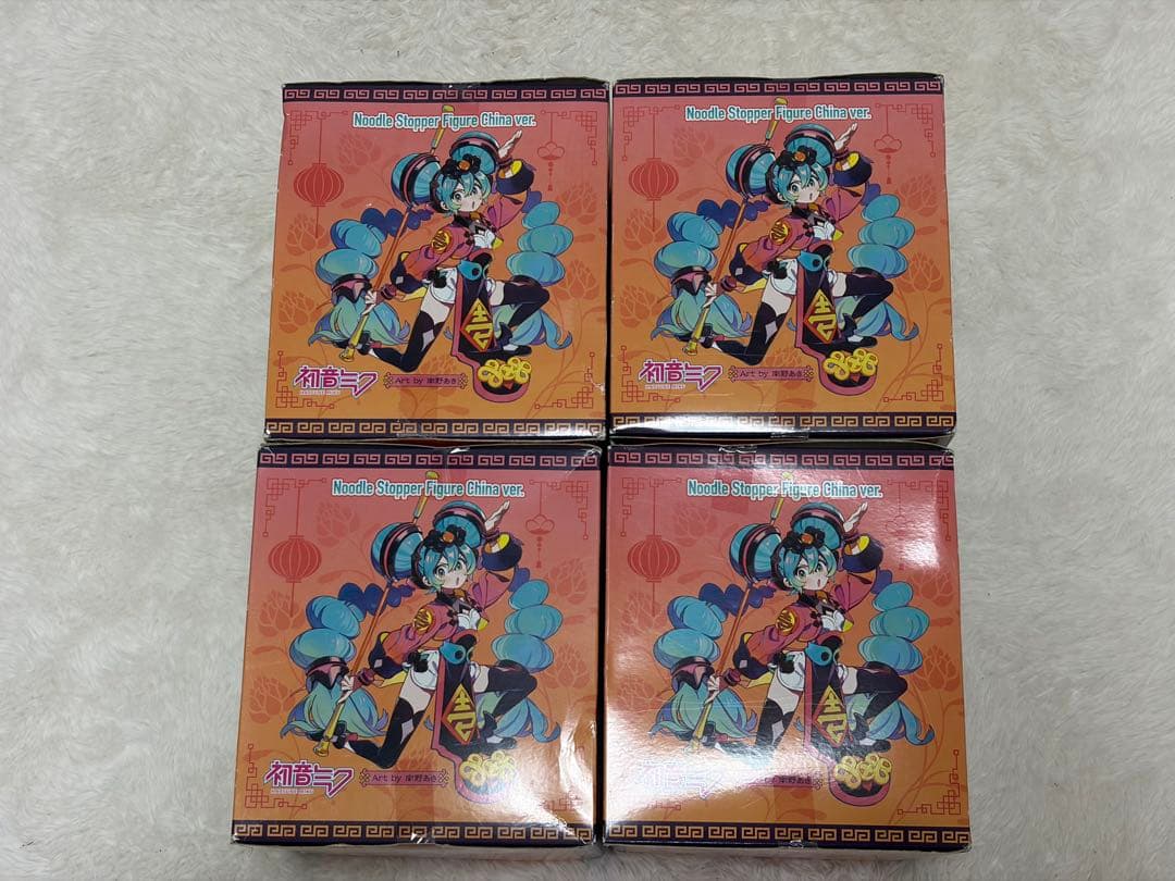 初音ミク　ぬーどるストッパー フィギュア　チャイナ　フリュー 初版 4体セット