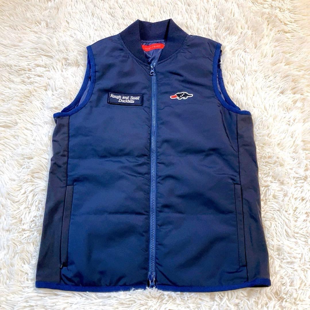 【超美品】Rough & Swell　ゴルフベスト　ネイビー　Duckbills