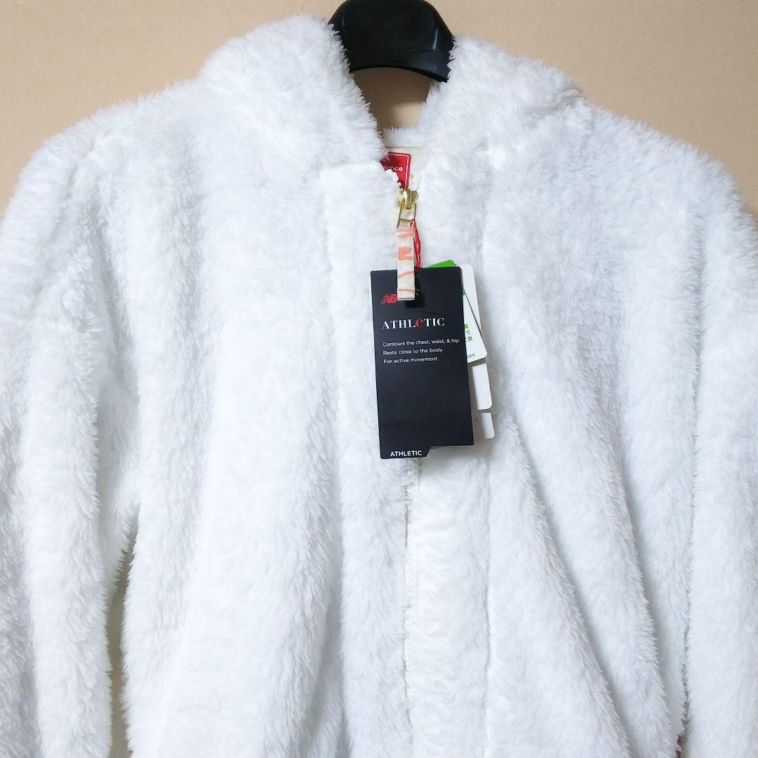 new balance golf　ボアフリース 防風フルジップ フーディー