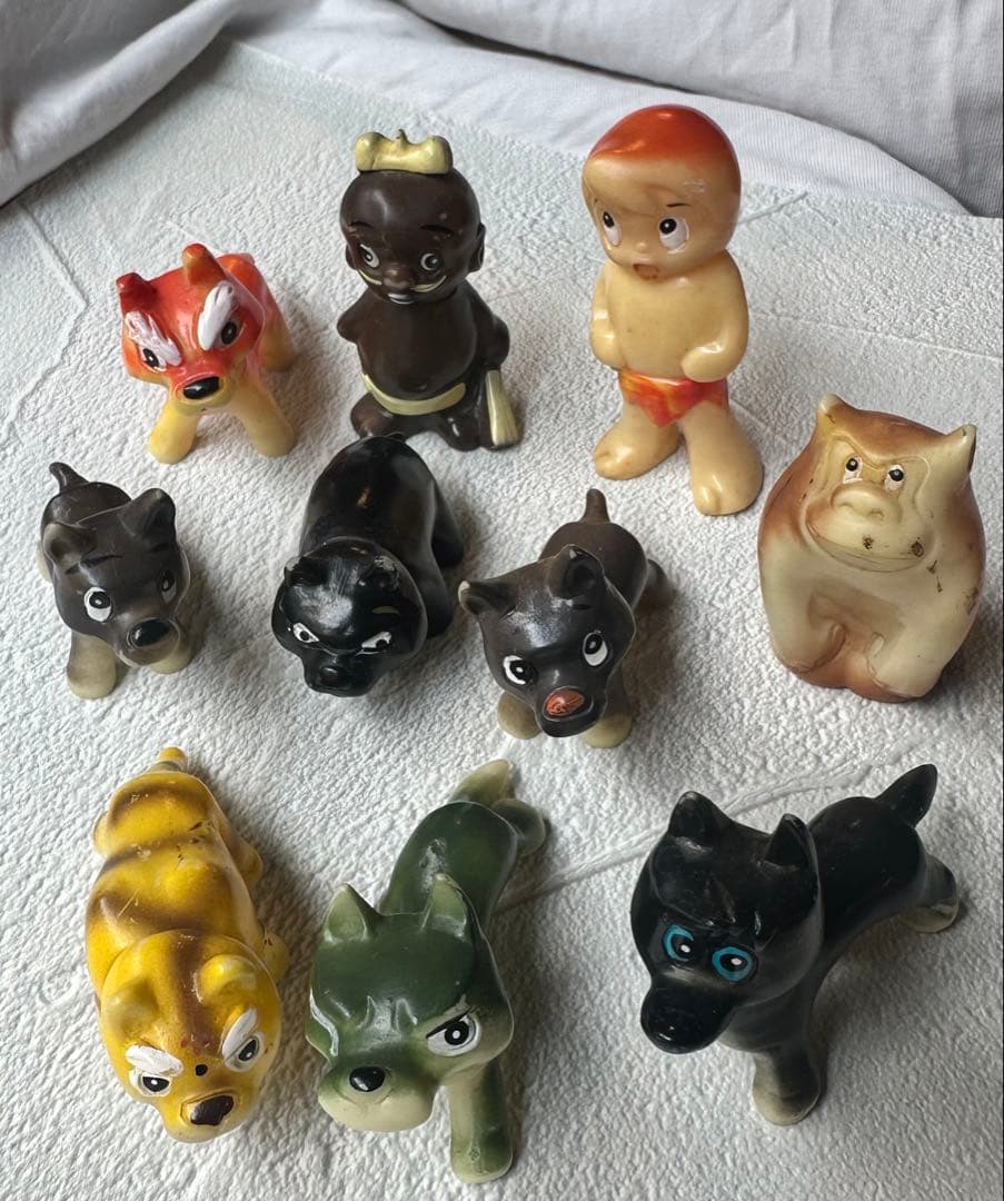 【即日発送】狼少年ケン　フィギュア　ソフビ10体　コンプリートセット　昭和レトロ