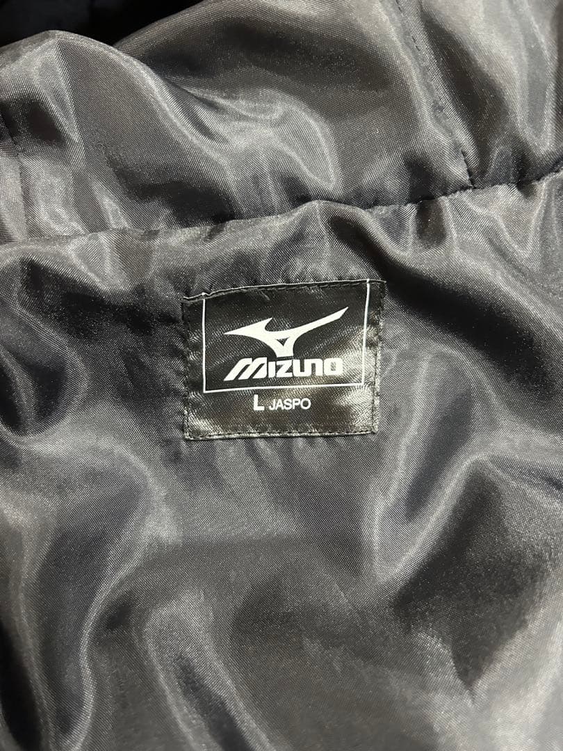 【美品】 【クリーニング済】MIZUNO ミズノ ダウンベンチコート／メンズＬ