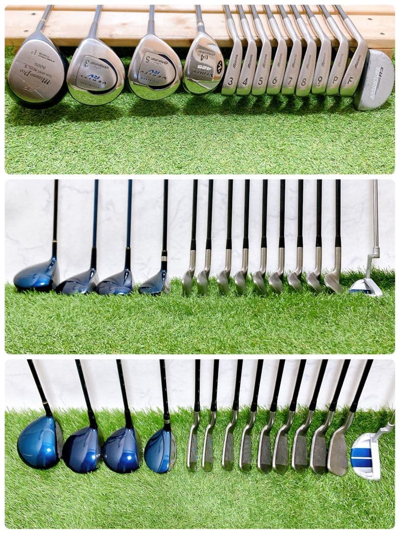 G6.ミズノ　初心者オススメ　メンズセット　ゴルフクラブ　14本右利き