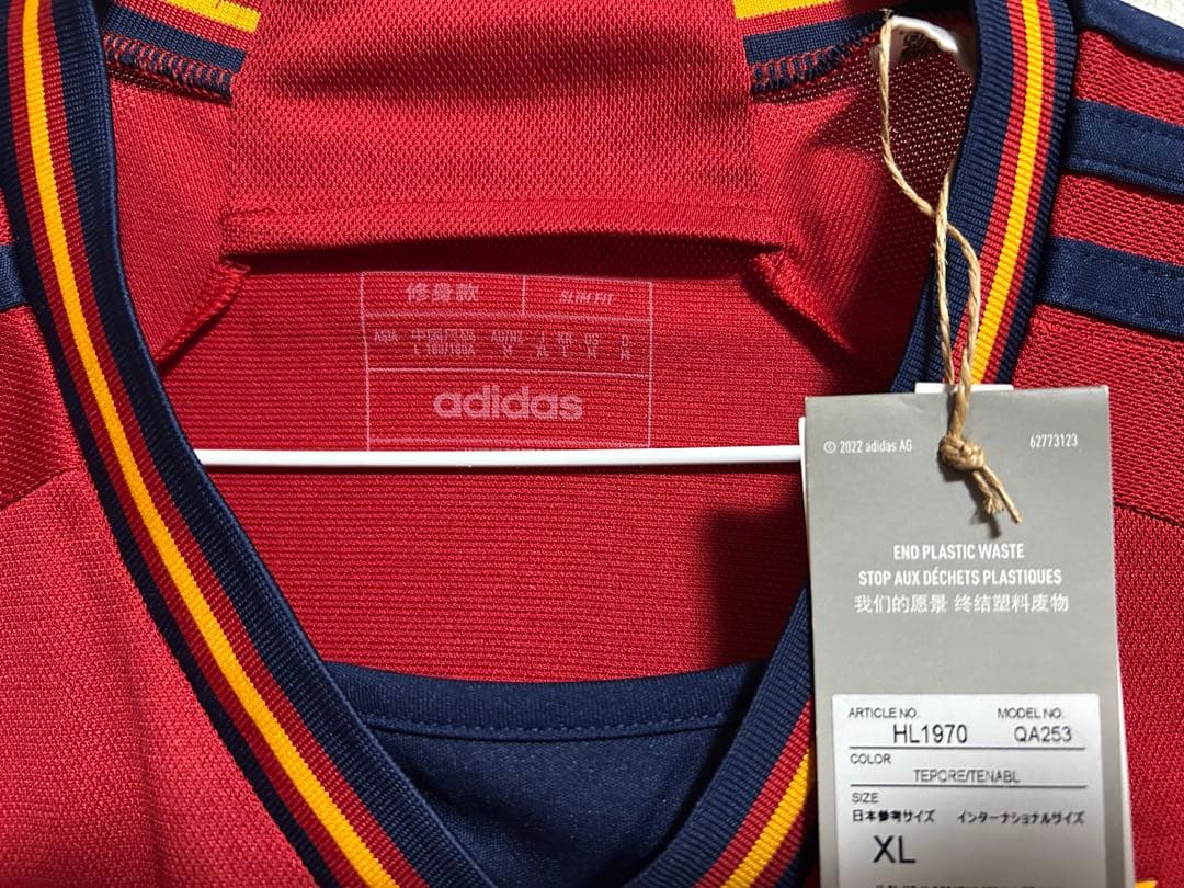 スペイン代表 2022 シャツ XL 未使用タグ付