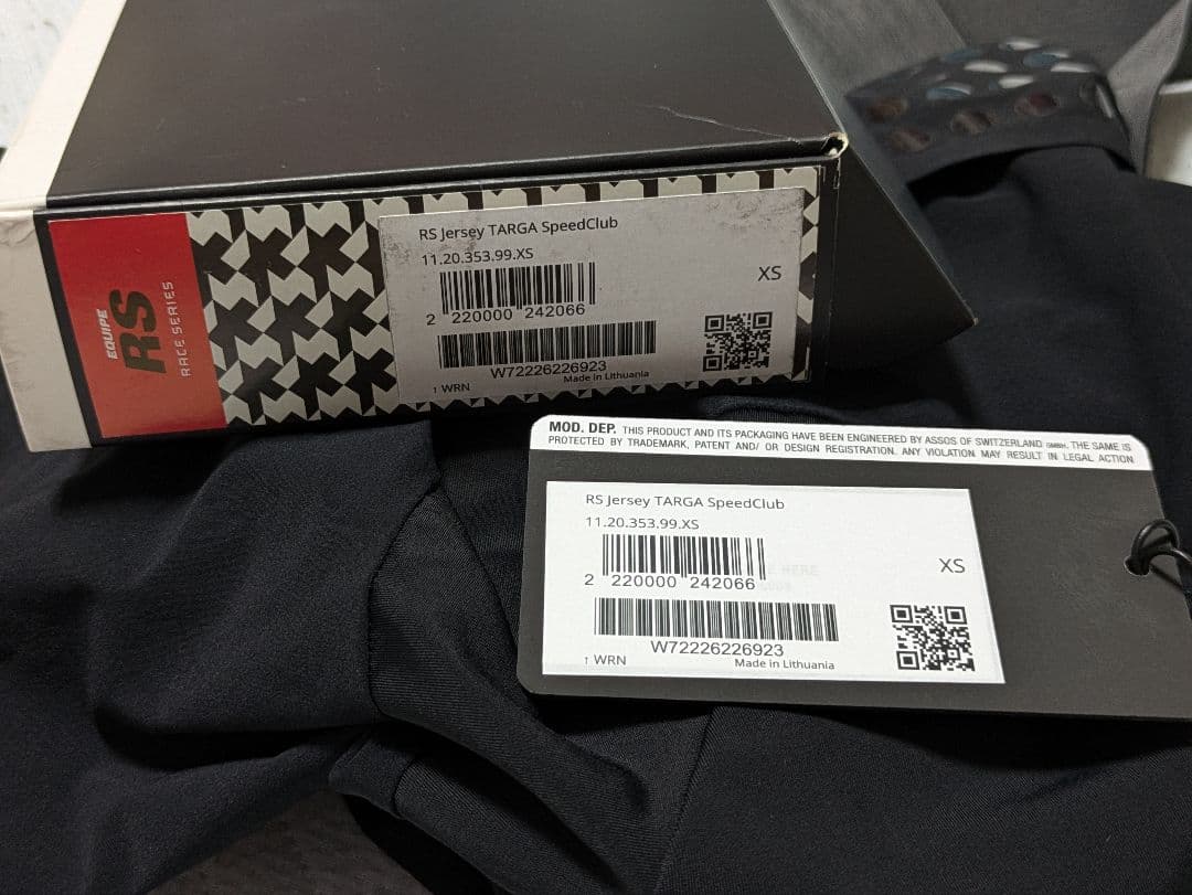 専用 アソス assos TARGA speed club XS