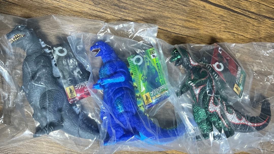 3体最安値　パルコ限定ムービーモンスターシリーズ雛形ゴジラ