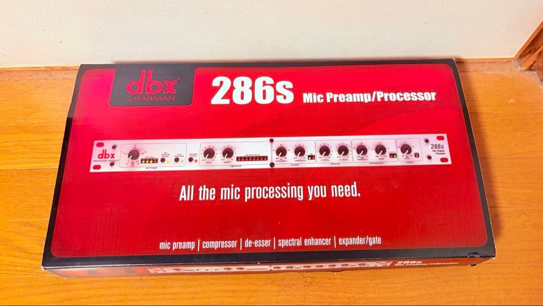 dbx 286s マイクプリアンプ