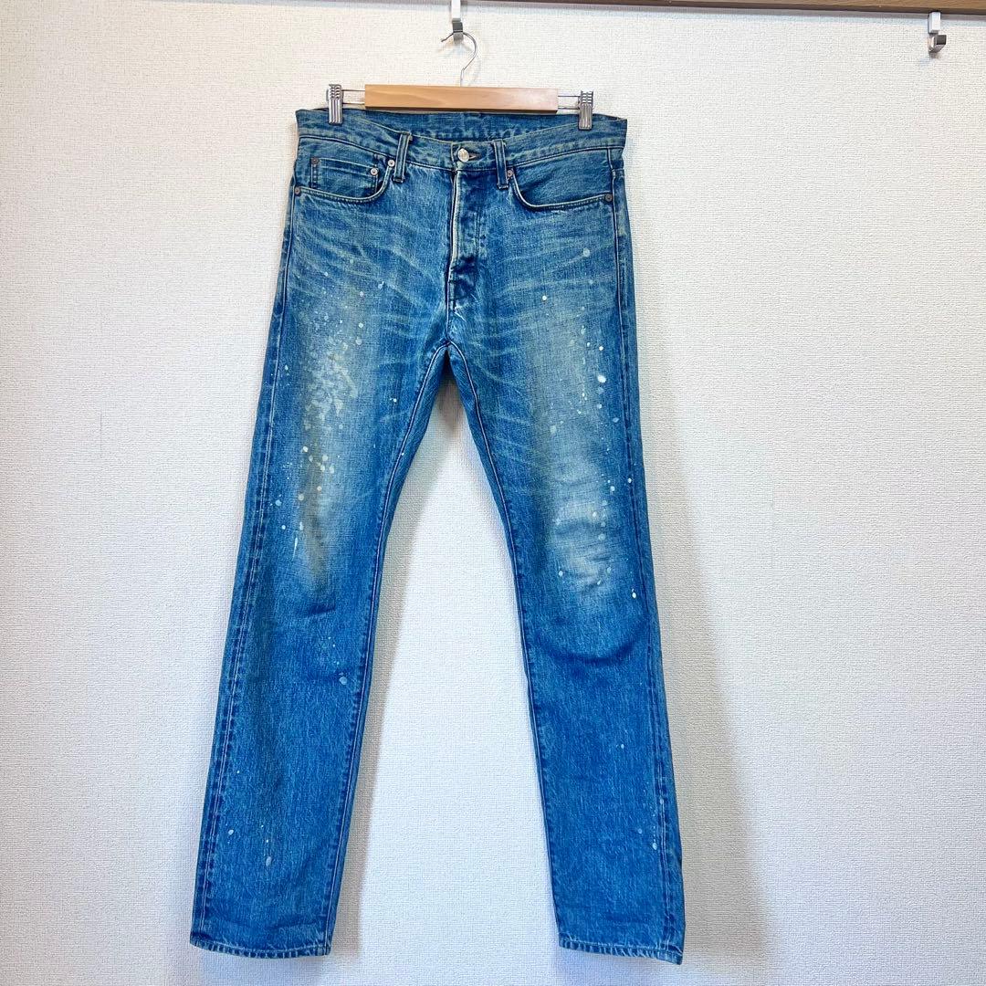 西*ー様 HELMUT LANG ヘルムートラング ペンキ加工 デニム メンズ