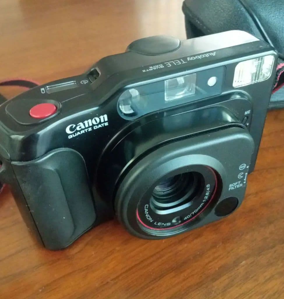 Canon QUARTZ DATE フィルムカメラ ジャンク品 昭和レトロ